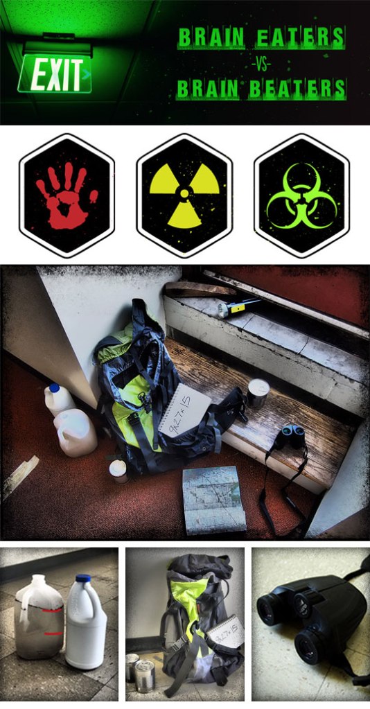 photos and graphics for escape room